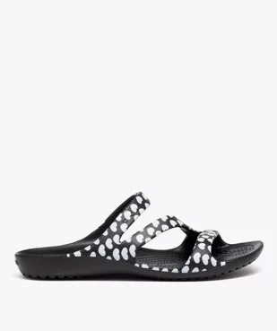 Mules de piscine femme bride en Z à motifs - Crocs vue1 - CROCS - GEMO