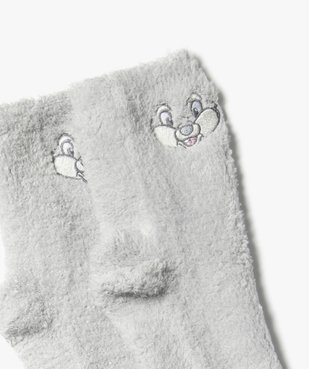 Chaussettes d’intérieur en maille peluche motif lapin femme - Disney vue2 - PANPAN - GEMO