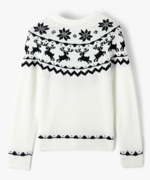 Pull de Noël fille jacquard vue5 - GEMO (JUNIOR) - GEMO