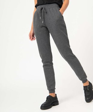 Pantalon de jogging molletonné femme vue1 - GEMO(FEMME PAP) - GEMO