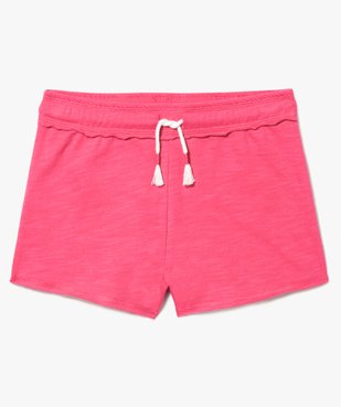 Short confort en jersey bouclette vue1 - GEMO (JUNIOR) - GEMO