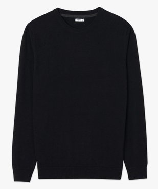 Pull à col rond en coton homme vue4 - GEMO (HOMME) - GEMO