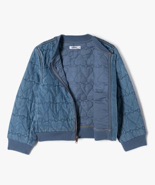 Blouson en jean matelassage cœurs fille vue5 - GEMO (ENFANT) - GEMO