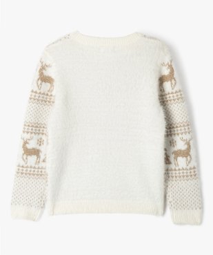 Pull de Noël à motifs scintillants fille vue4 - GEMO (ENFANT) - GEMO