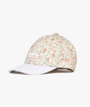 Casquette à motifs fleuris bébé fille vue1 - GEMO(BEBE DEBT) - GEMO