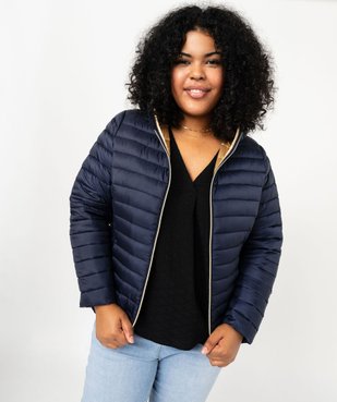 Blouson matelassé à capuche femme grande taille vue2 - GEMO (G TAILLE) - GEMO