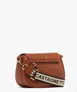 Sac besace avec bandoulières interchangeables femme - LuluCastagnette vue2 - LULU CASTAGNETTE - GEMO