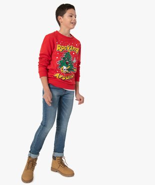 Sweat garçon avec motif spécial Noël vue5 - GEMO (JUNIOR) - GEMO