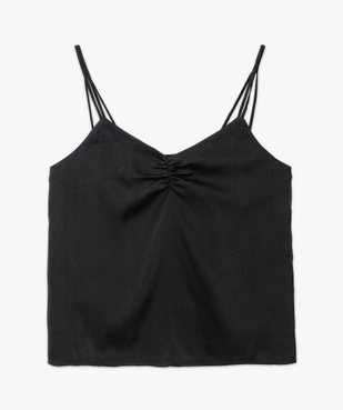 Blouse à bretelles en satin femme vue4 - GEMO(FEMME PAP) - GEMO