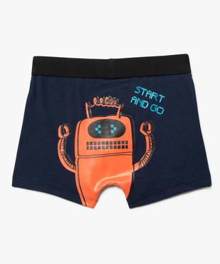 Boxers en coton stretch avec motifs robots (lot de 2) garçon vue3 - GEMO 4G GARCON - GEMO