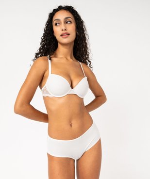 Soutien-gorge à armatures avec bretelles multipositions vue3 - GEMO 4G FEMME - GEMO