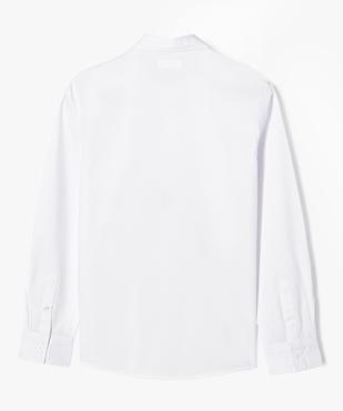 Chemise unie à manches longues garçon vue3 - GEMO 4G GARCON - GEMO