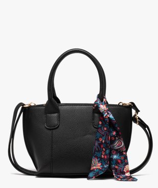 Sac femme petit volume avec foulard sur les anses vue1 - GEMO (ACCESS) - GEMO