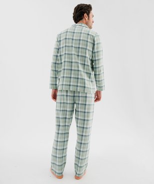 Pyjama à motif tartan avec pochette cadeau en coton homme vue3 - GEMO(HOMWR HOM) - GEMO