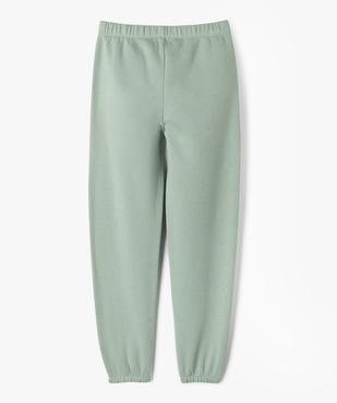 Pantalon de jogging intérieur molletonné fille vue3 - GEMO (JUNIOR) - GEMO