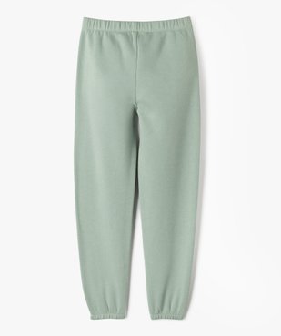 Pantalon de jogging intérieur molletonné fille vue3 - GEMO (JUNIOR) - GEMO