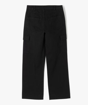 Pantalon ample avec poches à rabat sur les cuisses fille vue3 - GEMO 4G FILLE - GEMO