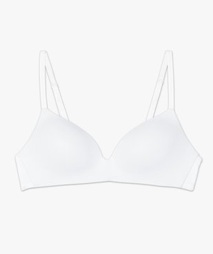 Soutien-gorge triangle sans armature à bonnets moulés vue4 - GEMO 4G FEMME - GEMO