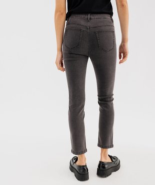 Jean femme slim à taille haute - L26 vue7 - GEMO 4G FEMME - GEMO