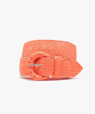 Ceinture femme fantaisie en élastique tressé vue1 - GEMO (ACCESS) - GEMO