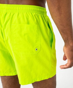 Short de bain uni homme vue5 - GEMO 4G HOMME - GEMO