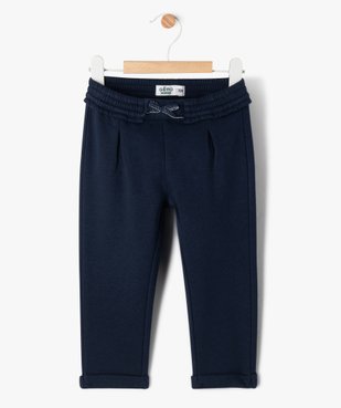 Pantalon de jogging avec pinces bébé fille vue4 - GEMO 4G BEBE - GEMO