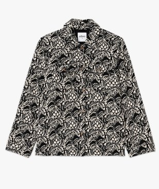 Veste matelassée à motifs fleuris femme vue4 - GEMO 4G FEMME - GEMO