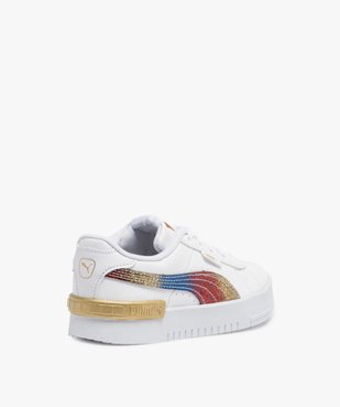 Baskets fille à lacets et bande arc-en-ciel - Puma Jada Olympic vue4 - PUMA - GEMO