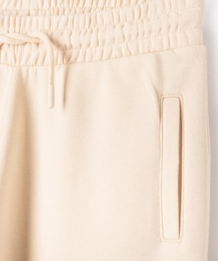 Pantalon de sport en maille molletonnée fille vue2 - GEMO (JUNIOR) - GEMO