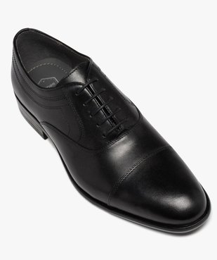 Derbies homme classiques dessus en cuir uni - Taneo vue5 - TANEO - GEMO