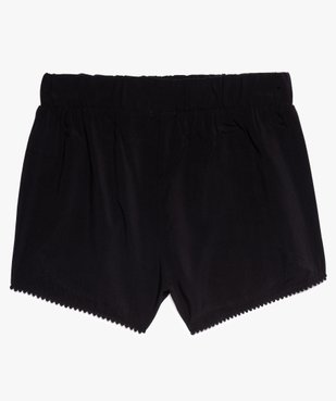 Short fille avec finitions petits pompons vue2 - GEMO (JUNIOR) - GEMO