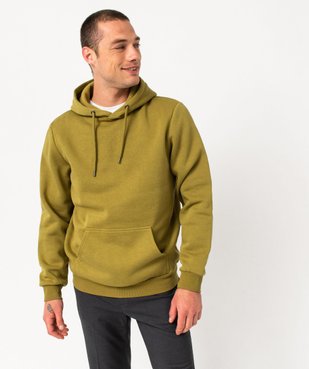 Sweat à capuche intérieur molletonné homme vue1 - GEMO 4G HOMME - GEMO