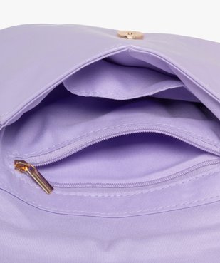 Sac besace compact à matelassage verni femme vue3 - GEMO (ACCESS) - GEMO