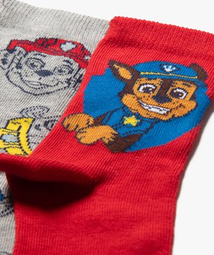 Chaussettes en coton imprimées garçon - La Pat'Patrouille (lot de 3) vue2 - PAT PATROUILLE - GEMO