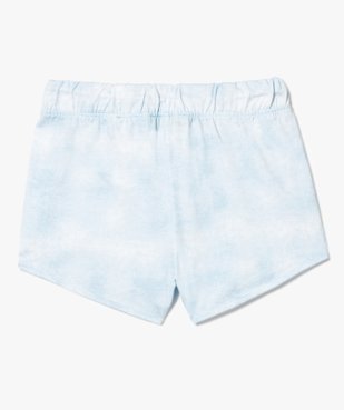 Short fluide en coton avec taille élastiquée vue2 - GEMO (JUNIOR) - GEMO