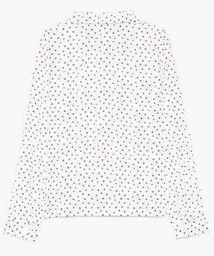 Chemise fille à motifs avec pattes à nouer dans le bas vue3 - GEMO (JUNIOR) - GEMO