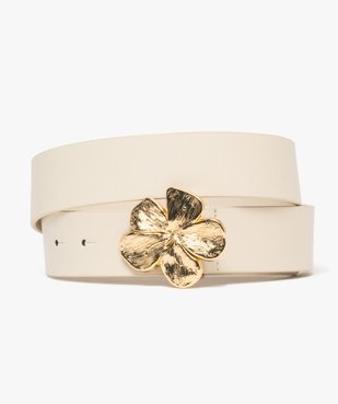 Ceinture avec boucle en forme de fleur femme vue1 - GEMO (ACCESS) - GEMO