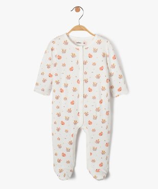 Pyjama dors-bien ouverture devant en jersey de coton bébé vue1 - GEMO(BB COUCHE) - GEMO