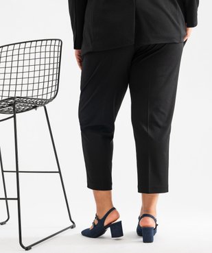 Pantalon fluide coupe droite femme grande taille vue3 - GEMO (G TAILLE) - GEMO