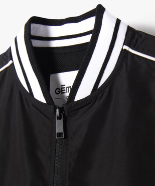 Veste zippée look sportswear garçon vue2 - GEMO (JUNIOR) - GEMO