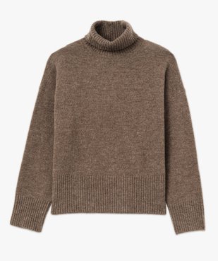 Pull col roulé coupe oversize femme vue4 - GEMO(FEMME PAP) - GEMO