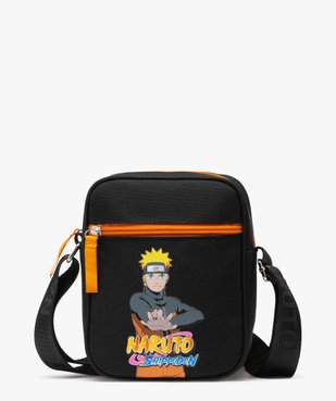 Pochette bandoulière zippée imprimée garçon - Naruto vue1 - NARUTO - GEMO