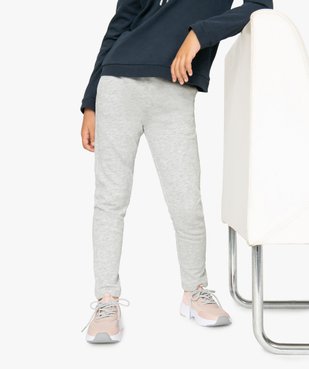 Pantalon de jogging fille coupe ajustée vue1 - GEMO (ENFANT) - GEMO