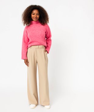 Pantalon très large et fluide femme - Gémo x Melissaallbb vue6 - GEMO(FEMME PAP) - GEMO