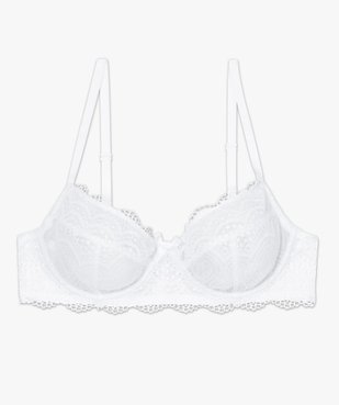 Soutien-gorge à armatures forme corbeille en dentelle vue5 - GEMO(HOMWR FEM) - GEMO