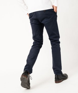 Pantalon chino coupe Slim homme vue3 - GEMO 4G HOMME - GEMO