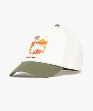 Casquette bicolore avec motif estival bébé garçon vue1 - GEMO(BEBE DEBT) - GEMO