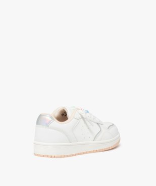 Baskets fille unies avec lacets élastiques fantaisie vue4 - LOVELY WINGS GEMO FOR GOOD - GEMO