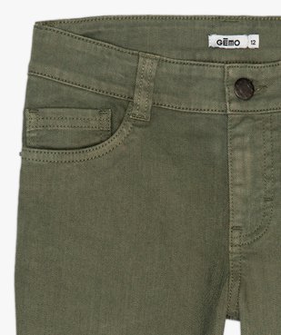 Pantalon garçon style jean slim 5 poches vue3 - GEMO 4G GARCON - GEMO