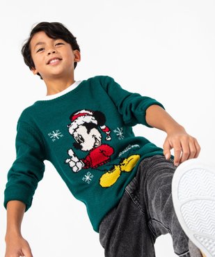 Pull de Noël avec motif Mickey garçon - Disney vue1 - MICKEY - GEMO